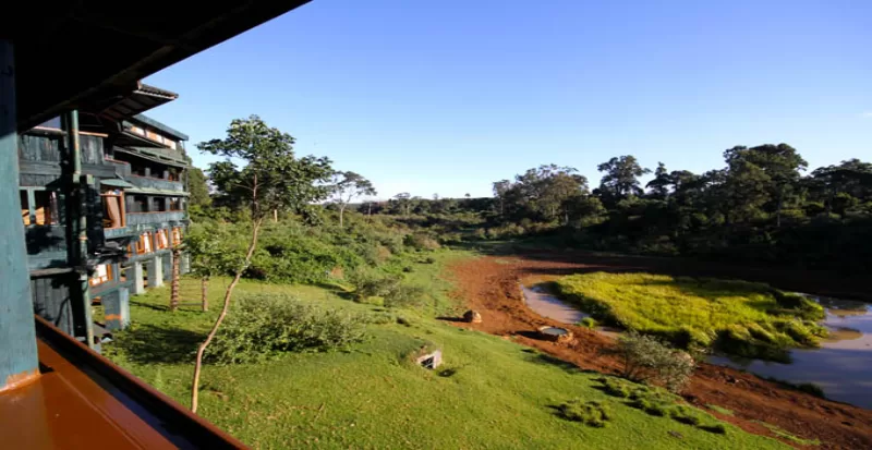 The unobstructed sight of Nakuru as seen from the lodge
