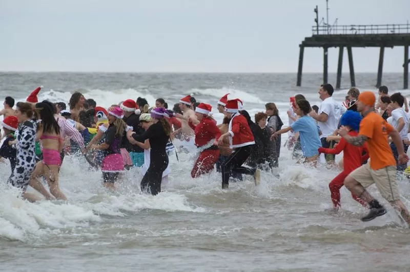 Unique Christmas celebrations at Bondi Beach
