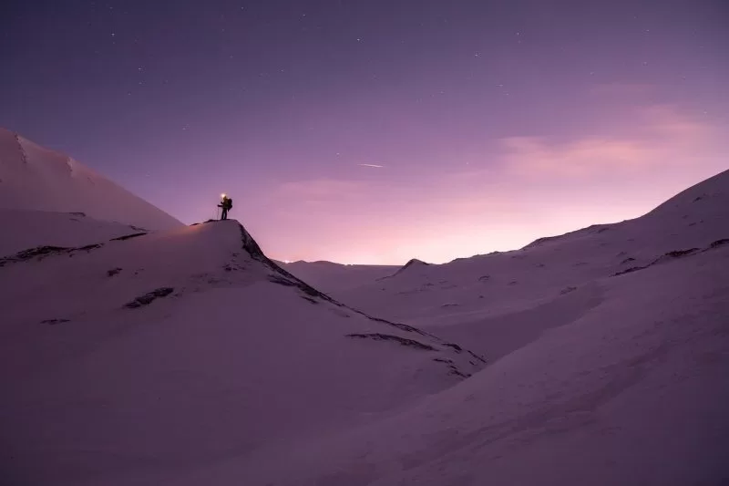 The beautiful landscape of the North Pole