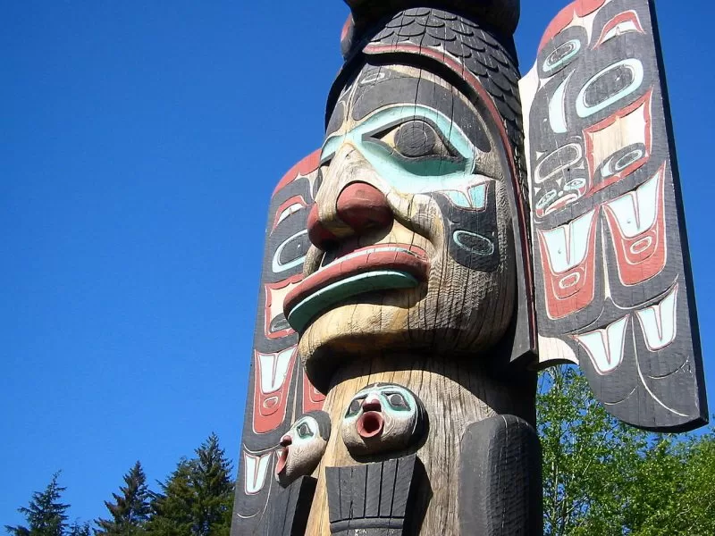A Ketchican totem pole