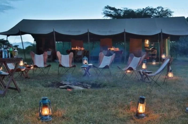 Camping at Pakulala safari camp