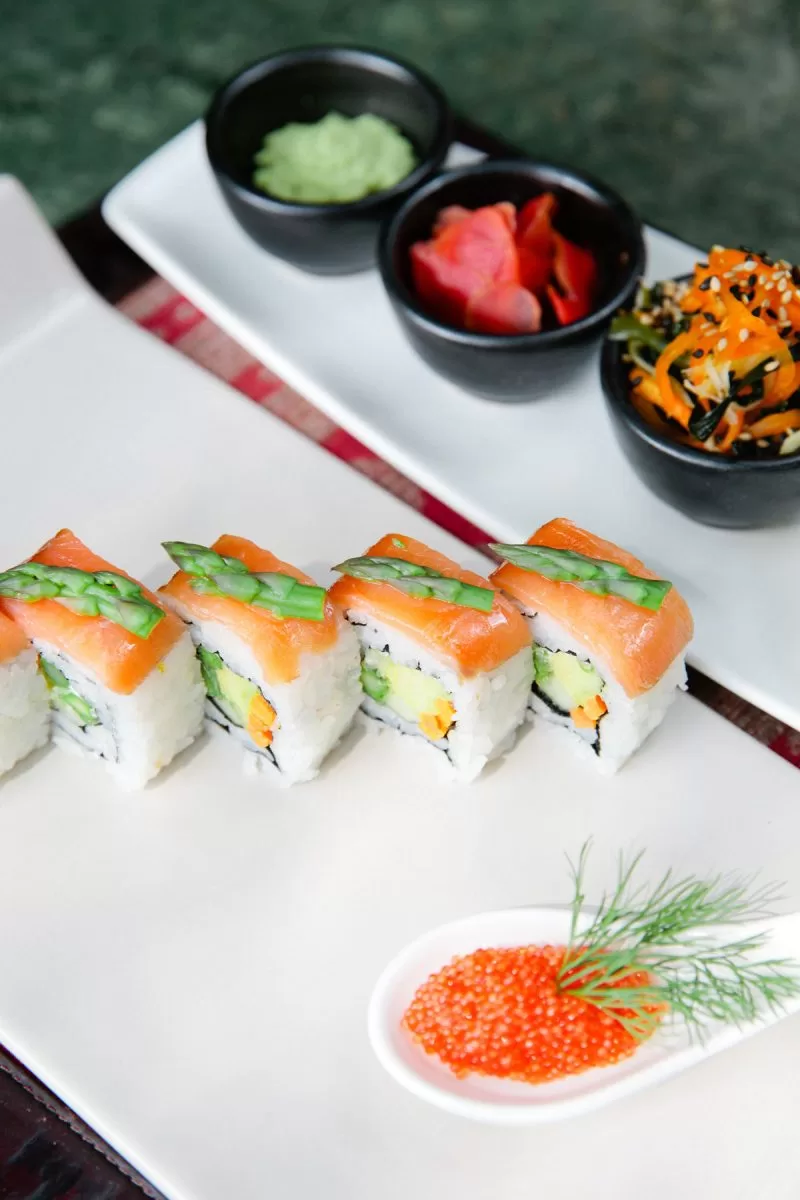Delicious sushi served by Talisman