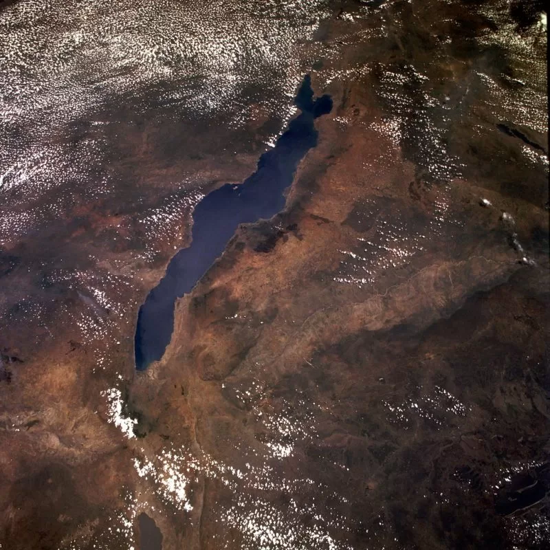 The Great Rift Valley kenya captured from space