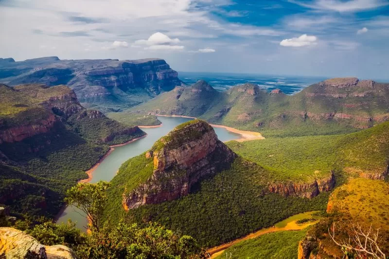 The picturesque South African landscapes