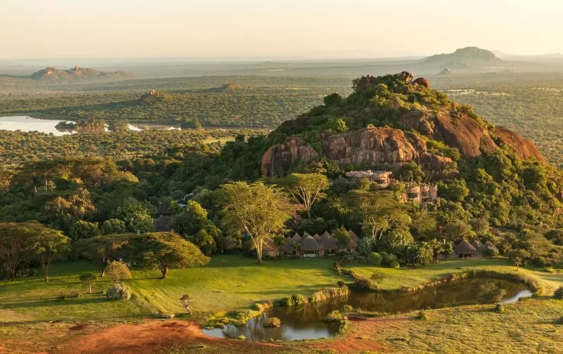 The scenic Laikipia Plateau