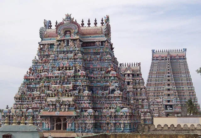 Srirangam Temple or Sri Ranganathaswamy Temple in Trichy Tamil Nadu