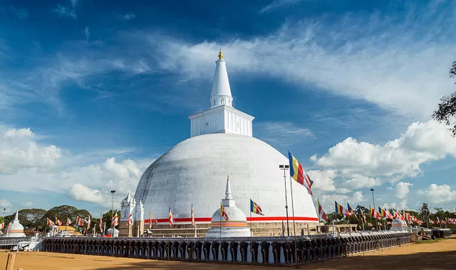 Mahatupa big Dagoba in Anuradhapura, Sri Lanka