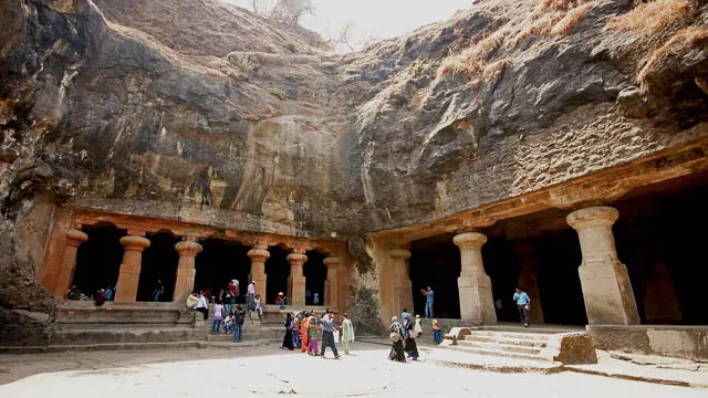 elephanta caves in elephanta island, mumbai, maharashtra