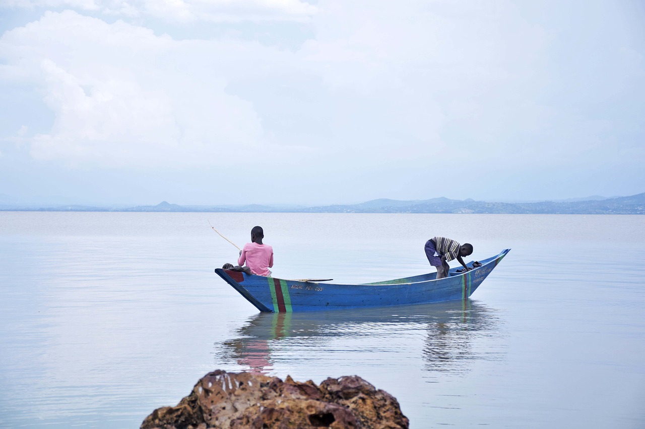 Fishing at Lake Victoria
