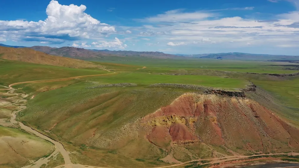 The vast eastern Mongolian steppe.