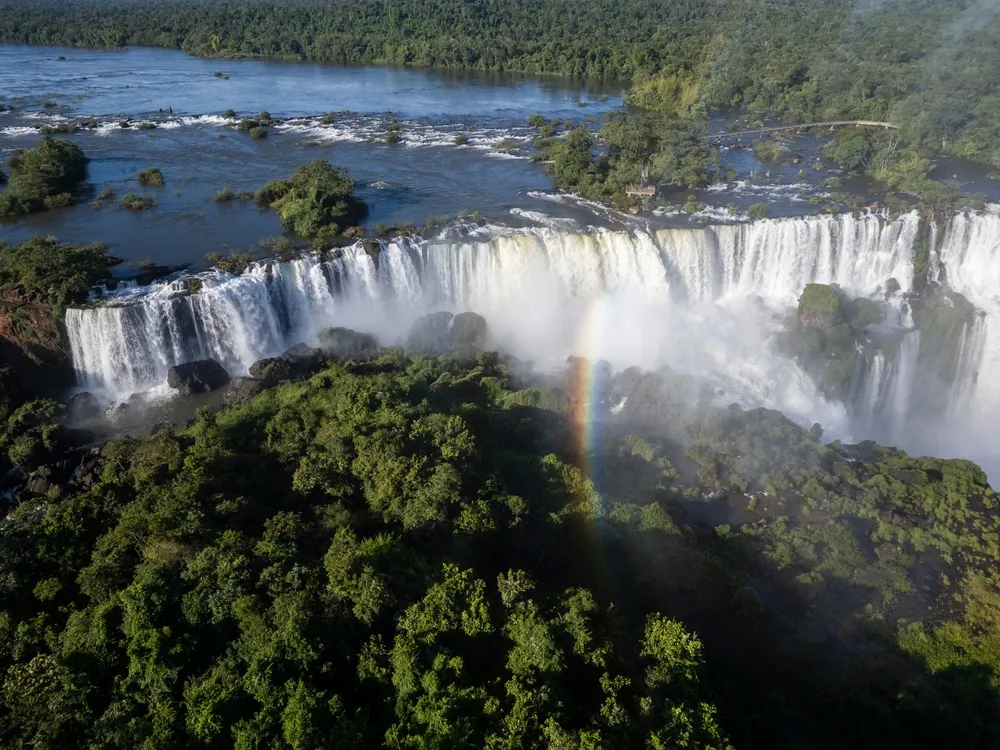 The Devil's Throat at Iguazú Falls.