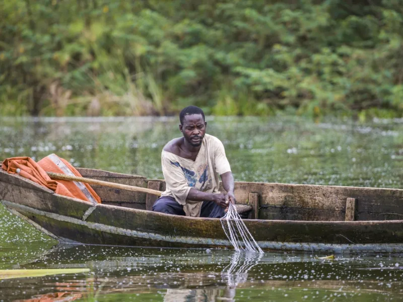 Lake Ihema boat
