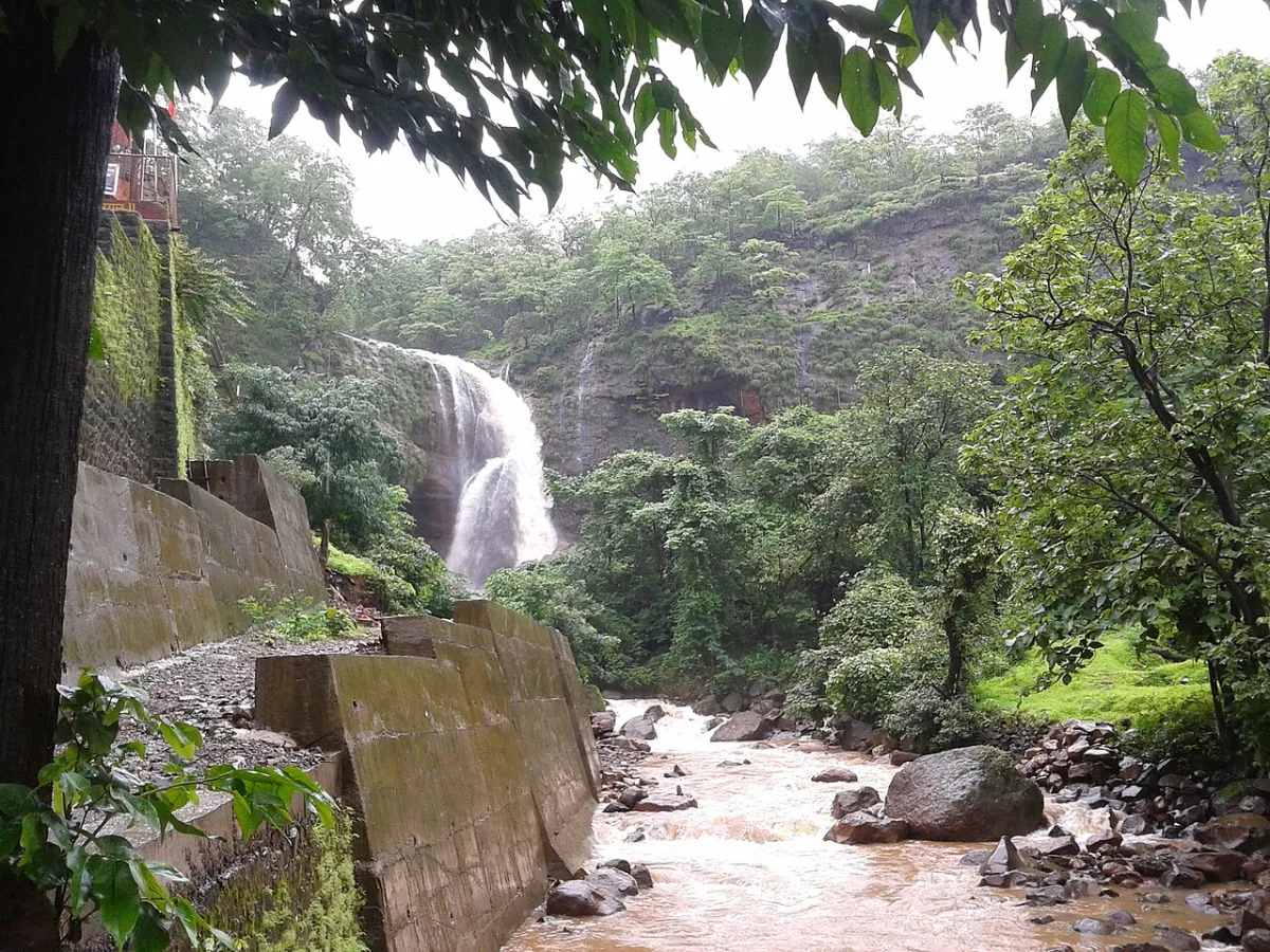 Monsoon waterfalls