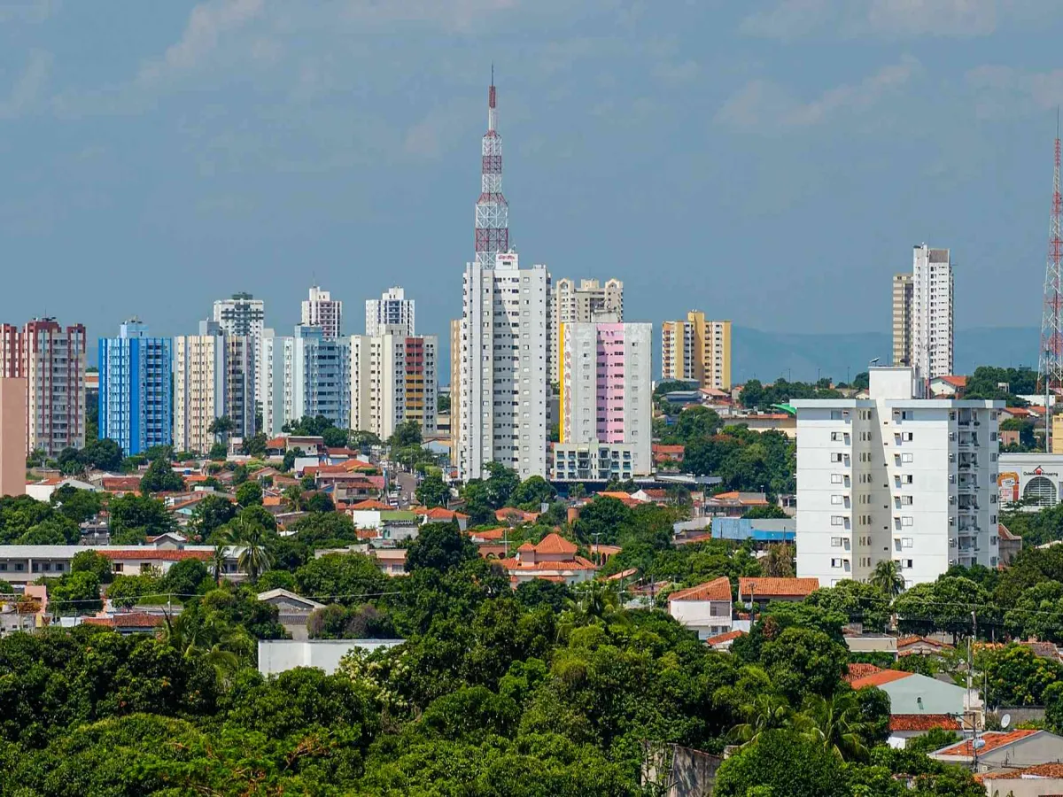 The frontier city of Cuiabá at the edge of the Pantanal.
