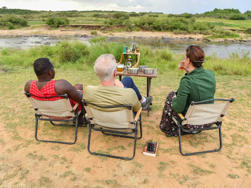 Sundowner on a kopje