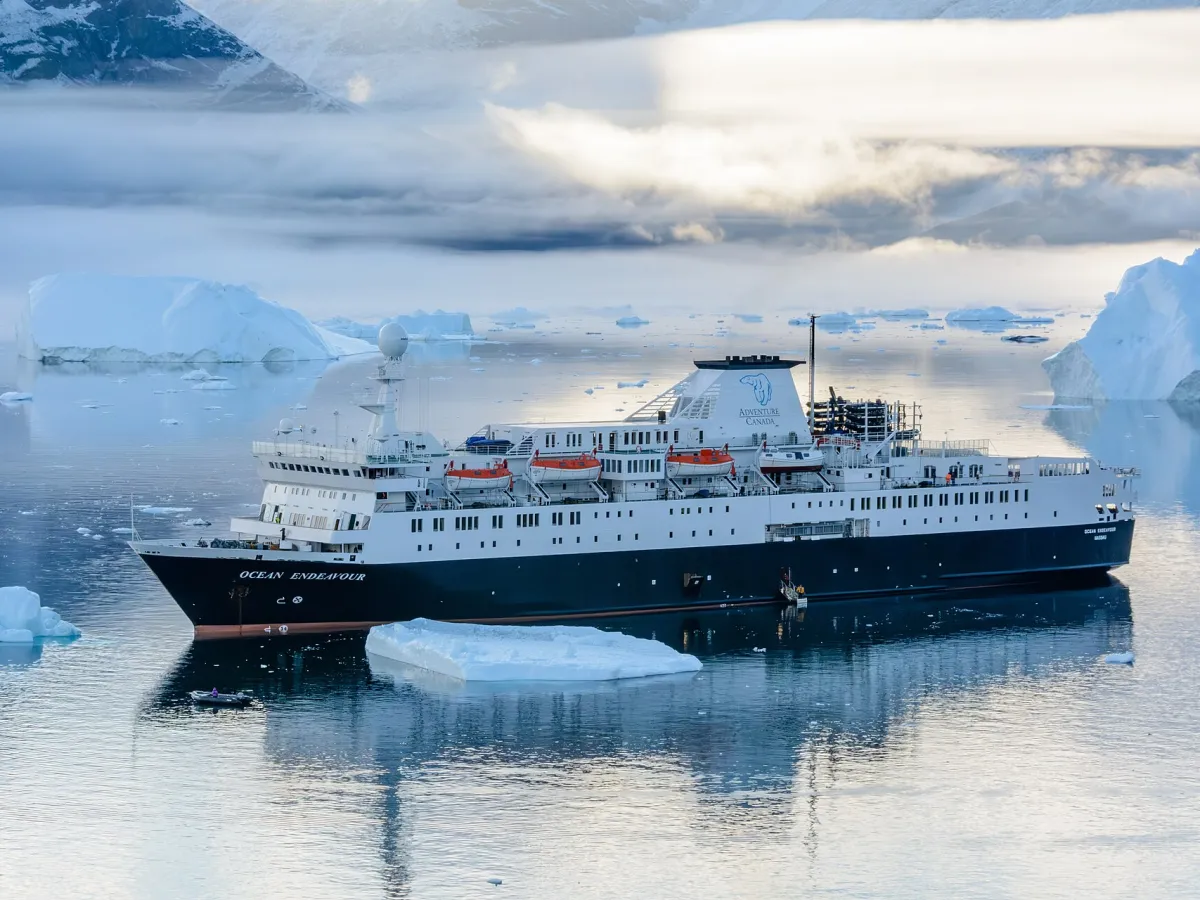 Aboard the expedition ship