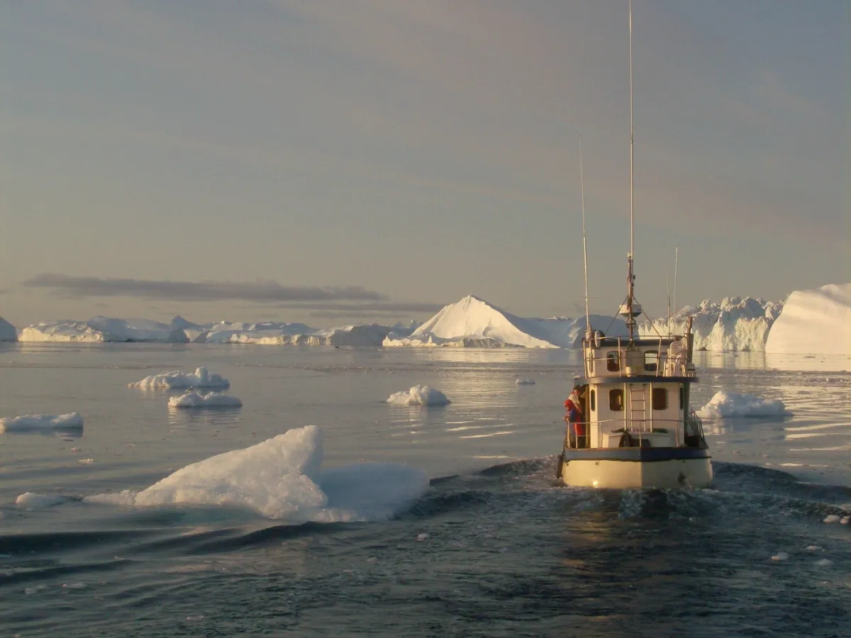 Iceberg boat trip