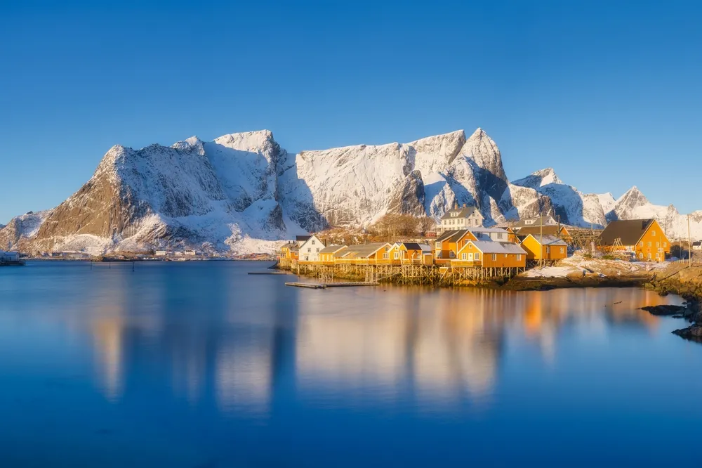 Lofoten Islands — arctic island peaks.